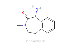 CAS:253324-92-4_(1S)-1-氨基-1,3,4,5-四氢-3-甲基-2H-3-苯并氮杂卓-2-酮的分子结构