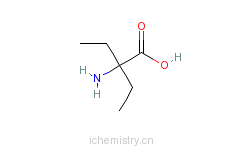 CAS:2566-29-2_2-氨基-2-乙基丁酸的分子结构