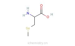 CAS:2574-71-2_3-(甲基硒)丙氨酸的分子结构