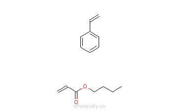 CAS:25767-47-9_聚(丙烯酸丁酯-苯乙烯)的分子结构
