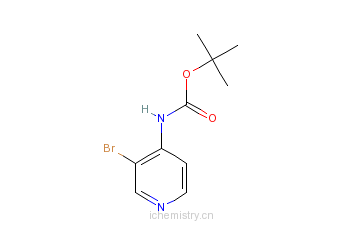 CAS:257937-08-9_(3-Bromopyridin-4-yl)carbamicacidtert-butylesterķӽṹ