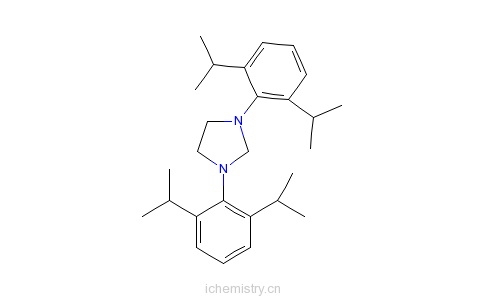 CAS:258278-28-3_1,3-Bis(2,6-di-i-propylphenyl)-4,5-dihydroimidazol-2-ylidineķӽṹ