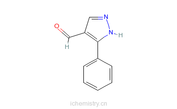 CAS:26033-20-5_3-Phenyl-1H-pyrazole-4-carboxaldehydeķӽṹ
