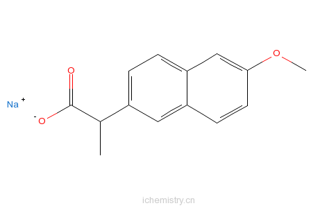 CAS:26159-34-2_萘普生钠的分子结构