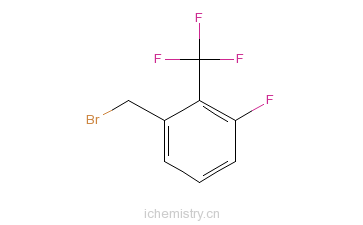 CAS:261951-84-2_3-氟-2-(三氟甲基)苄基溴的分子结构