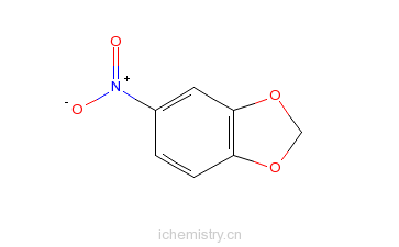 CAS:2620-44-2_1,2-亚甲基双氧-4-硝基苯的分子结构