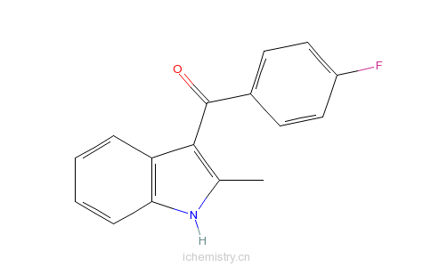 CAS:26206-00-8_(4-Fluorophenyl)(2-methyl-1H-indol-3-yl)methanoneķӽṹ