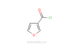 CAS:26214-65-3_3-呋喃甲酰氯的分子结构