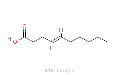 CAS:26303-90-2_4-癸烯酸的分子结构
