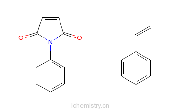 CAS:26316-43-8_1-苯基-1H-吡咯-2,5-二酮与乙烯基苯的聚合物(9CL)的分子结构
