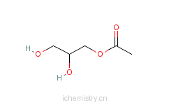 CAS:26446-35-5_甘油单乙酸酯的分子结构