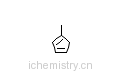 CAS:26519-91-5_甲基-1,3-环戊二烯的分子结构
