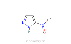 CAS:26621-44-3_3-硝基吡唑的分子结构