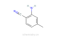 CAS:26830-96-6_2-氨基-4-甲基苯甲腈的分子结构
