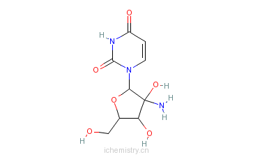 CAS:26889-39-4_2'-氨基-D-尿苷的分子结构