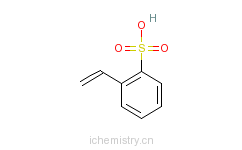 CAS:26914-43-2_乙烯基苯磺酸的分子结构