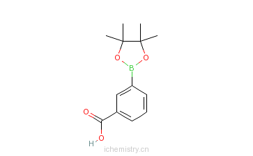 CAS:269409-73-6_3-羧基苯硼酸频那醇酯的分子结构