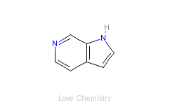 CAS:271-29-4_6-氮杂吲哚的分子结构