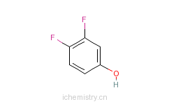 CAS:2713-33-9_3,4-二氟苯酚的分子结构