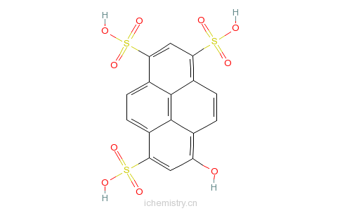 CAS:27928-00-3_8-Hydroxypyrene-1,3,6-trisulfonicacidtrisodiumsaltķӽṹ