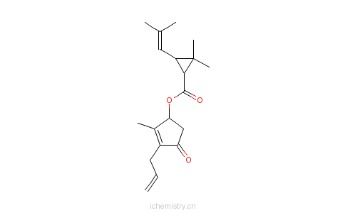 CAS:28057-48-9_右旋反式烯丙菊酯的分子结构