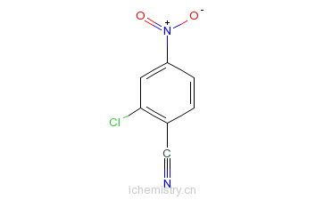 CAS:28163-00-0_2-氯-4-硝基苯腈的分子结构
