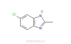 CAS:2818-69-1_2-甲基-5-氯苯并咪唑的分子结构