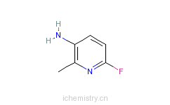CAS:28489-47-6_2-氟-5-氨基-6-甲基吡啶的分子结构