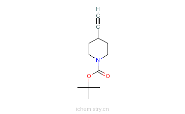 CAS:287192-97-6_1-Boc-4-乙炔基哌啶的分子结构