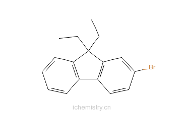 CAS:287493-15-6_2-溴-9,9-二乙基芴的分子结构