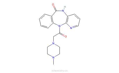 cas:28797-61-7_哌仑西平的分子结构