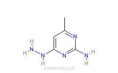 CAS:28840-64-4_2-氨基-4-肼基-6-甲基嘧啶的分子结构