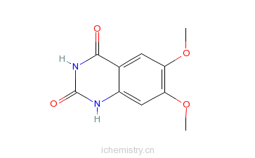 CAS:28888-44-0_6,7-二甲氧基-2,4-喹唑啉二酮的分子结构