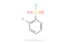 CAS:2905-21-7_2-氟苯磺酰氯的分子结构