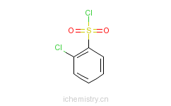 CAS:2905-23-9_2-氯苯磺酰氯的分子结构