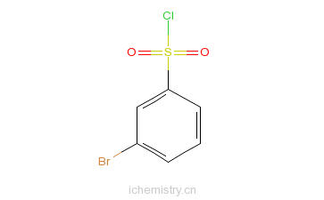 CAS:2905-24-0_3-溴苯磺酰氯的分子结构