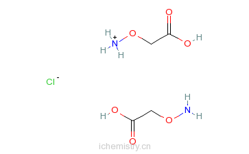 CAS:2921-14-4_羧甲基羟胺半盐酸盐的分子结构