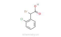 CAS:29270-30-2_2-溴代-2-氯苯乙酸的分子结构