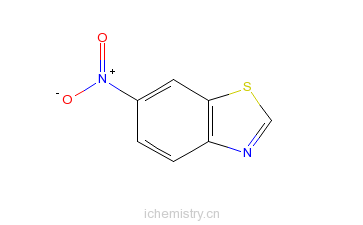 CAS:2942-06-5_6-硝基苯并噻唑的分子结构