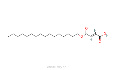 CAS:2944-06-1_Z-2-丁烯二酸单十六烷基酯的分子结构