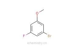 CAS:29578-39-0_3-氟-5-溴苯甲醚的分子结构