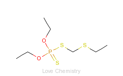 CAS:298-02-2_甲拌磷的分子结构