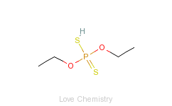 CAS:298-06-6_二硫代磷酸二乙酯的分子结构