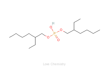 CAS:298-07-7_二(2-乙基己基)磷酸酯的分子结构