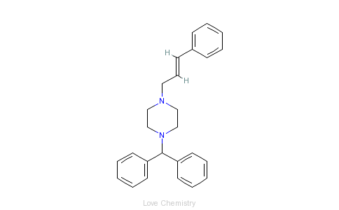 CAS:298-57-7_桂利嗪的分子结构