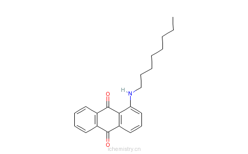 CAS:29957-04-8_1-(Octylamino)anthracene-9,10-dioneķӽṹ