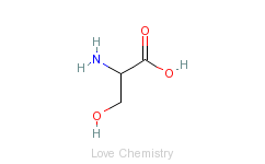 CAS:302-84-1_丝氨酸的分子结构