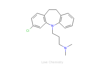 CAS:303-49-1_氯米帕明的分子结构