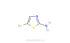 CAS:3034-22-8_2-氨基-5-溴噻唑的分子结构