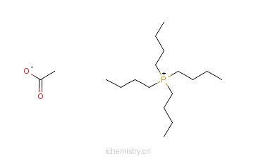 CAS:30345-49-4_四丁基磷翁乙酸盐的分子结构